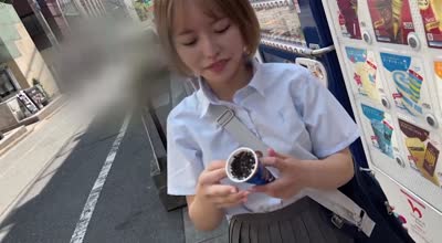 534POK-047 【個人撮影】長身な巨乳の制服美小女とパパ活_嫌がる女子に生ハメで2回連続中出し